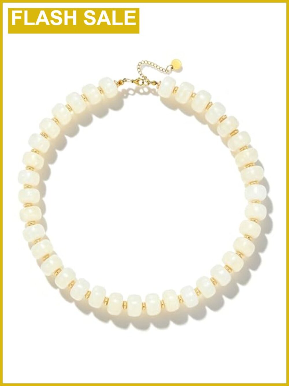 Chunky Beaded Boho Choker Necklace Heart Statement Summer Beach Jewelry